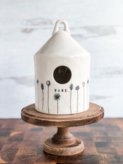 Rae Dunn Homeline Birdhouse - M Stamped